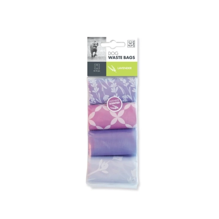 M-PETS Woreczki na psie odchody LAWENDA 120 szt (8 rol)